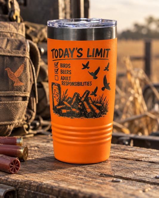 Today’s Limit Dove Hunting Tumbler