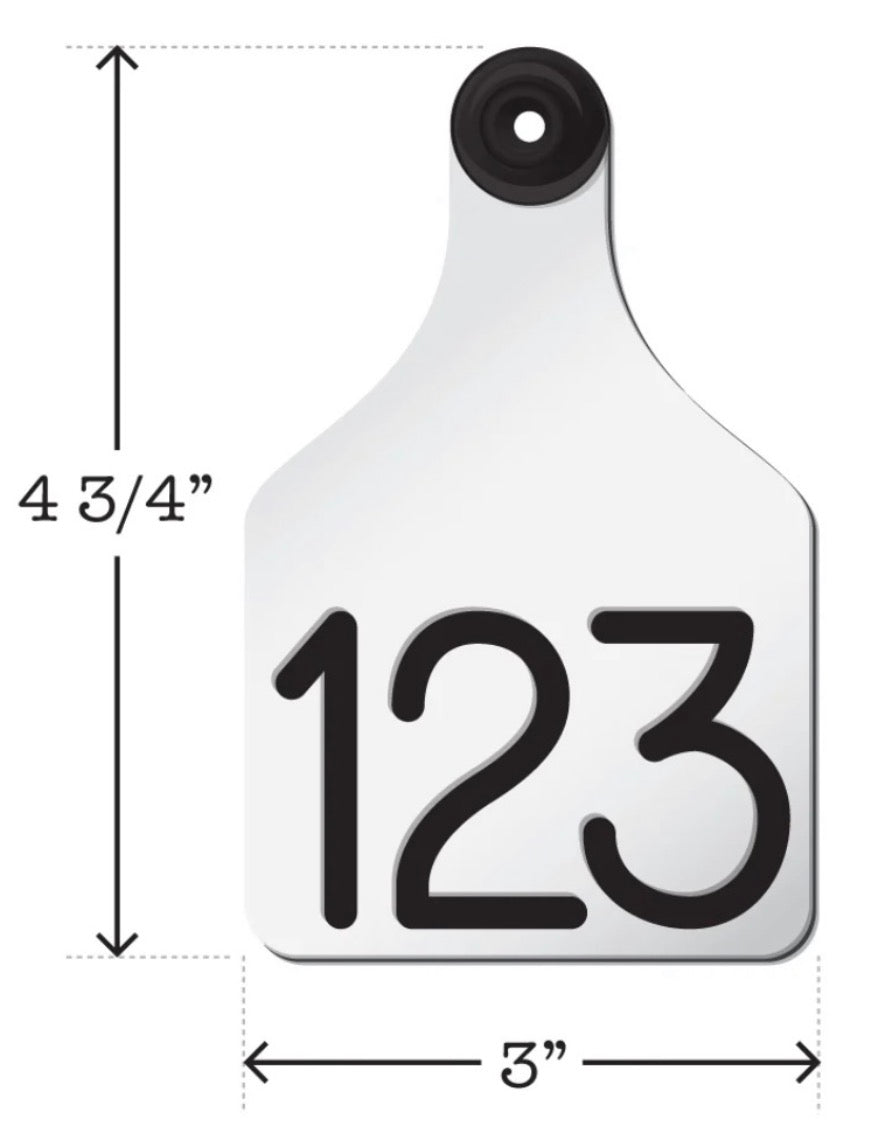 Custom Engraved Cattle Ear Tags | Ritchey Ear Tags

Durable Custom Ranch Tags for Herd Identification