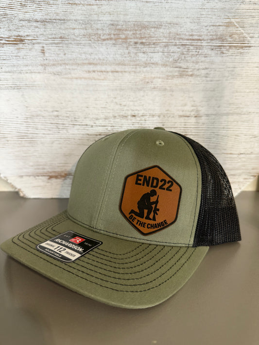 End 22 Be The Change Trucker Hat With Leather Patch