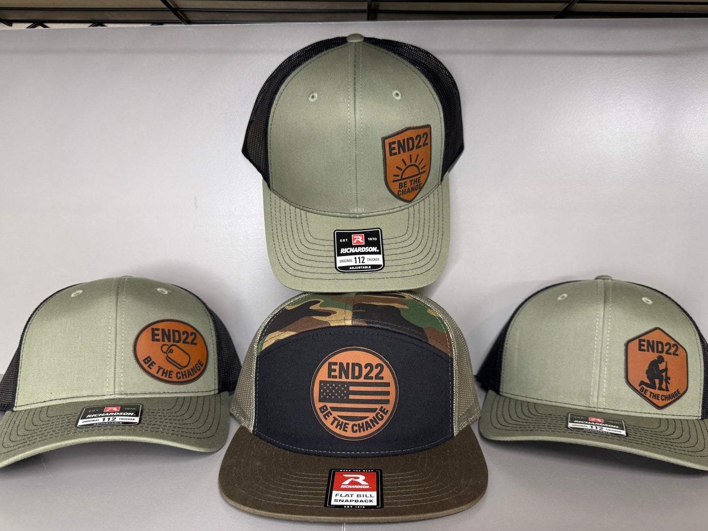 End 22 Be The Change Trucker Hat With Leather Patch