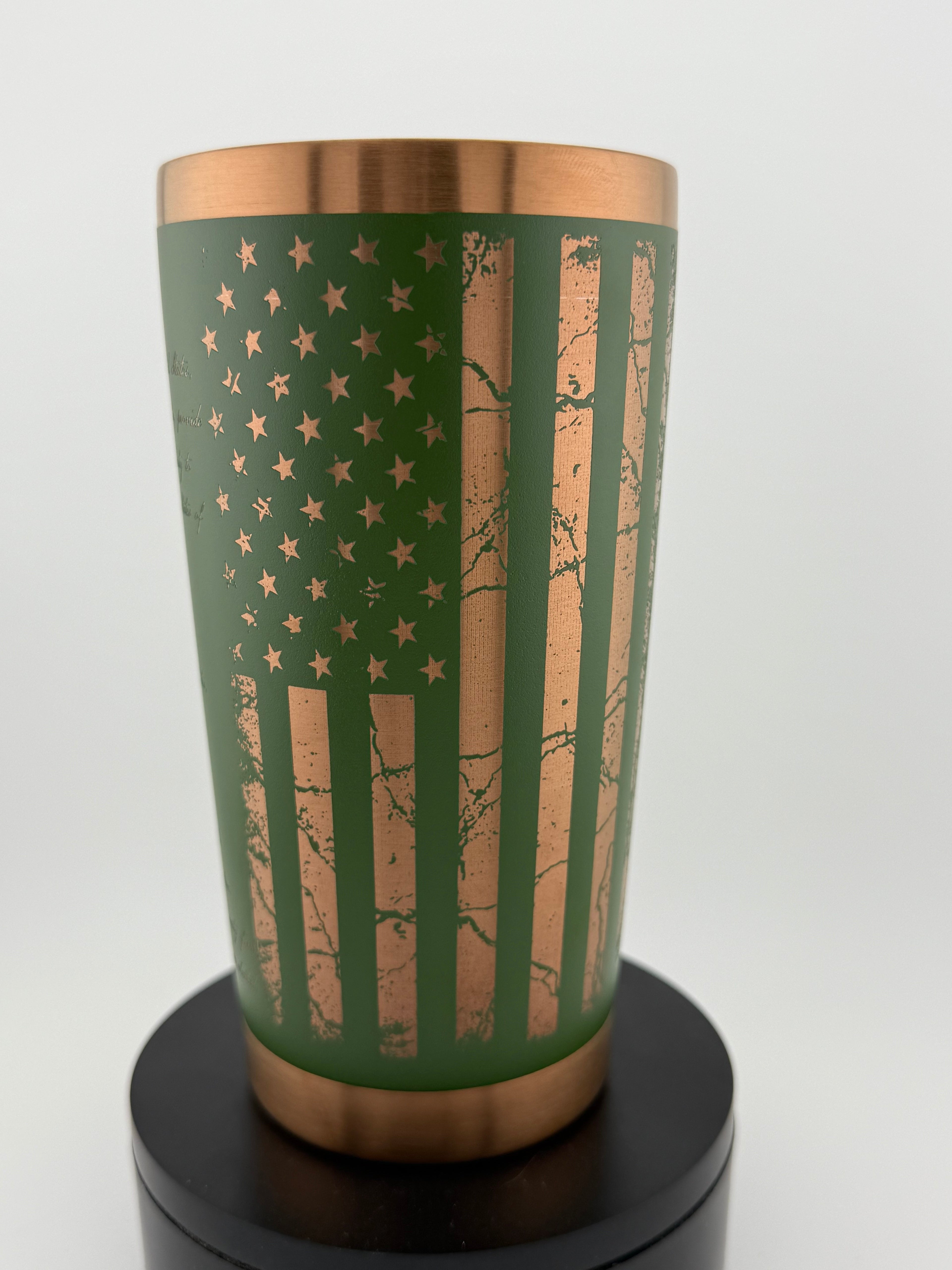 We The People – USMC 20oz Tumbler (Green & Copper)