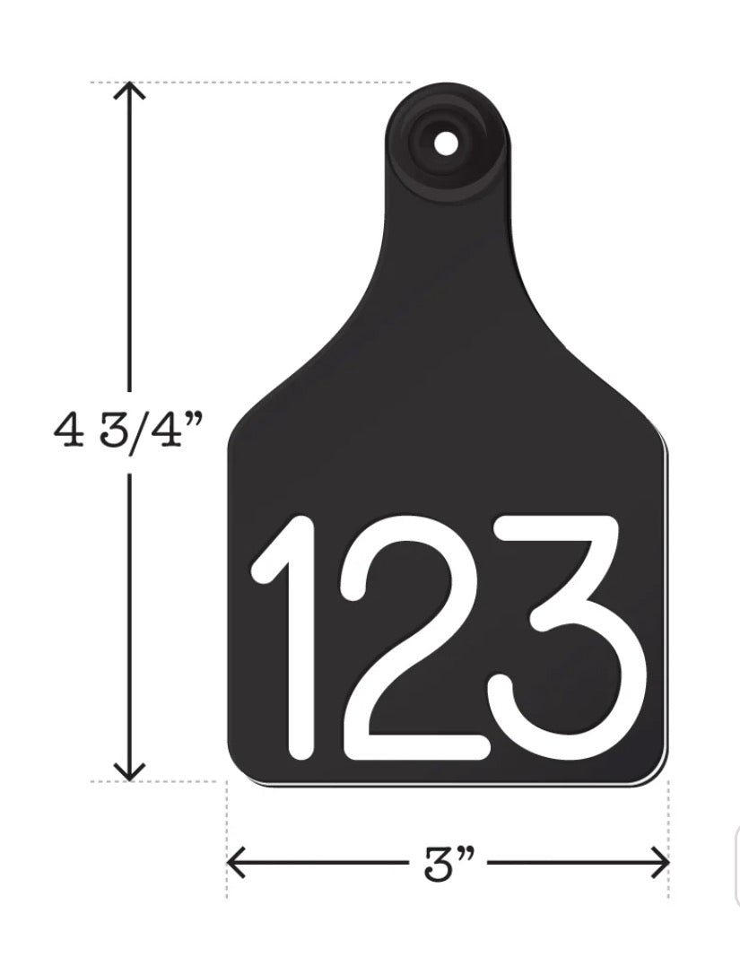 Custom Engraved Cattle Ear Tags | Ritchey Ear Tags

Durable Custom Ranch Tags for Herd Identification