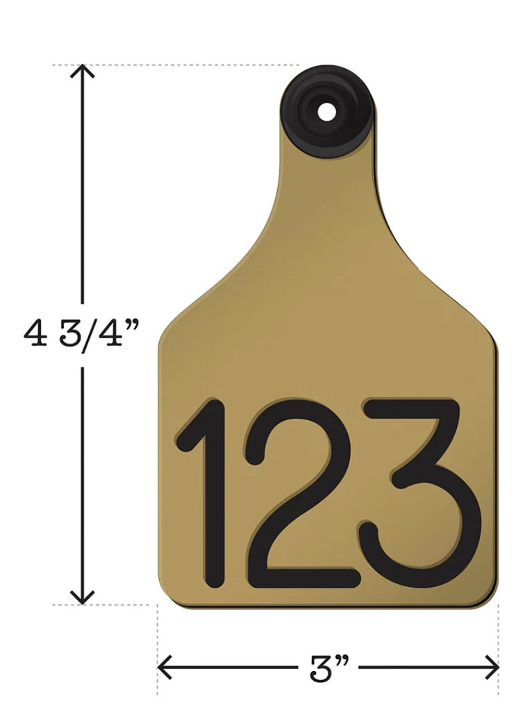Custom Engraved Cattle Ear Tags | Ritchey Ear Tags

Durable Custom Ranch Tags for Herd Identification