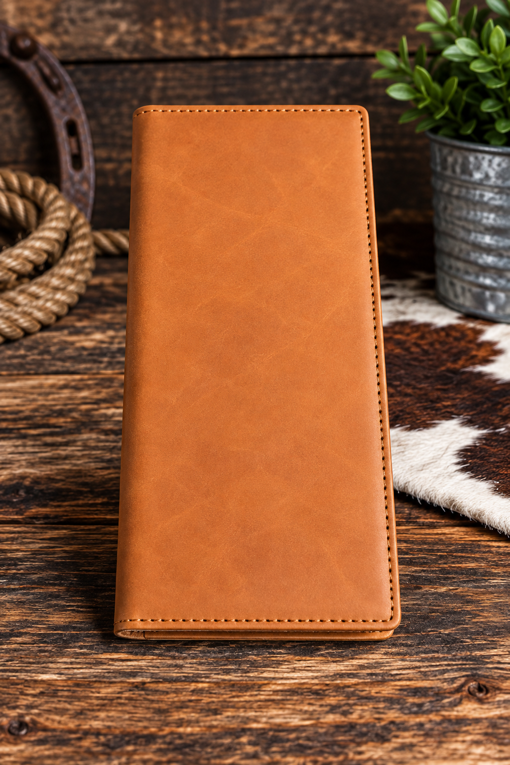 Personalized Leatherette Tally Book