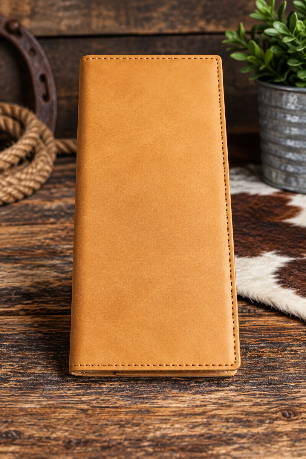 Personalized Leatherette Tally Book