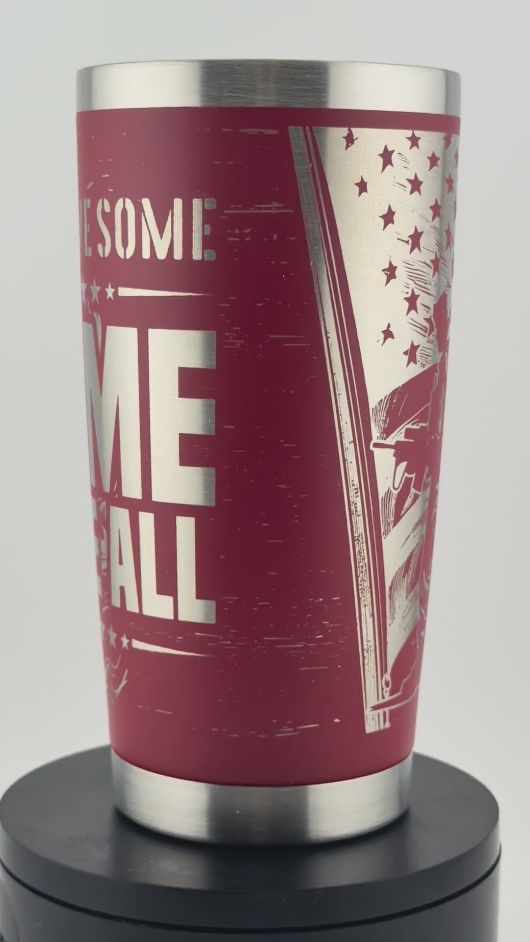 All Gave Some, Some Gave All – 20oz Veteran Tribute Tumbler | TX Burn Works