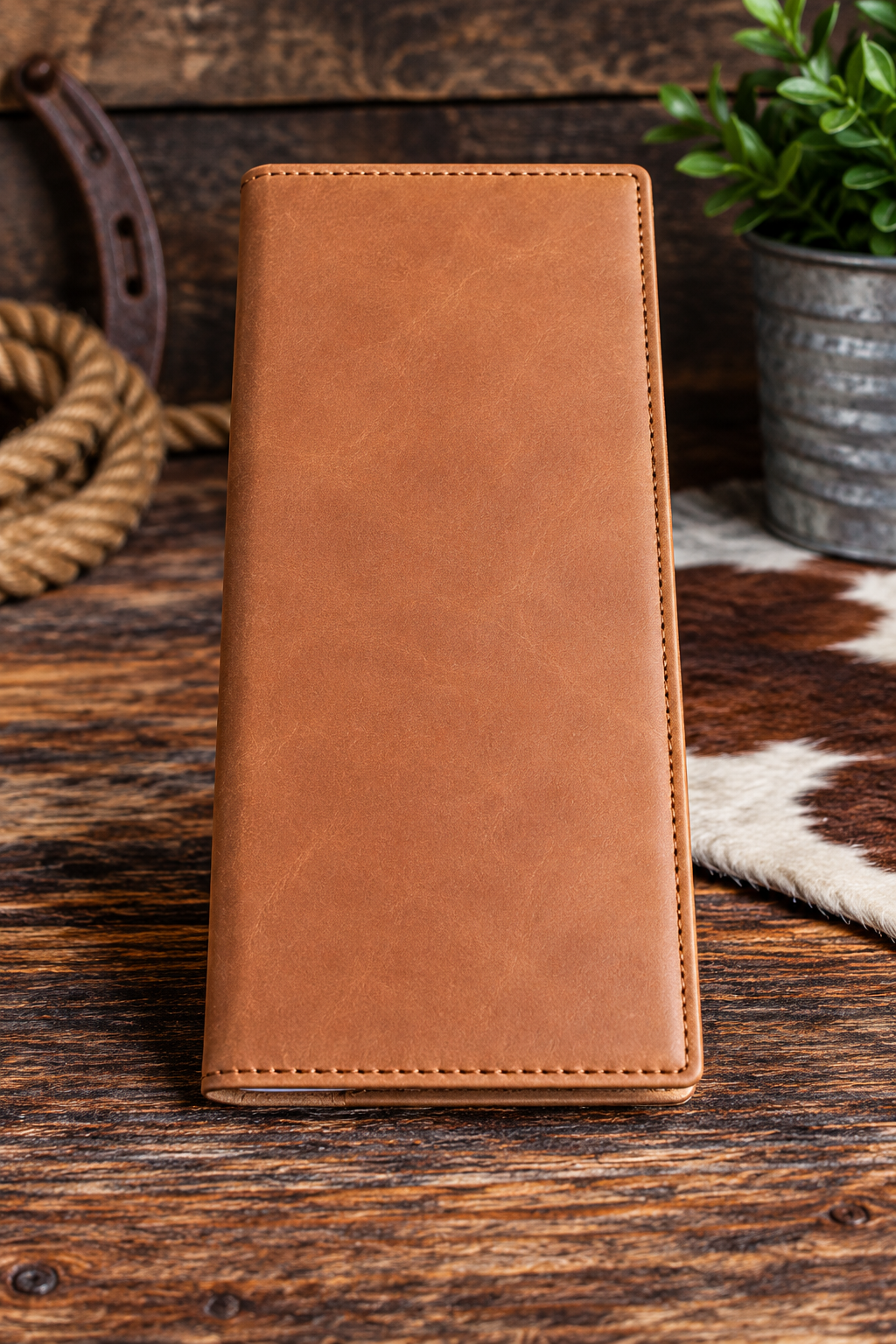 Personalized Leatherette Tally Book